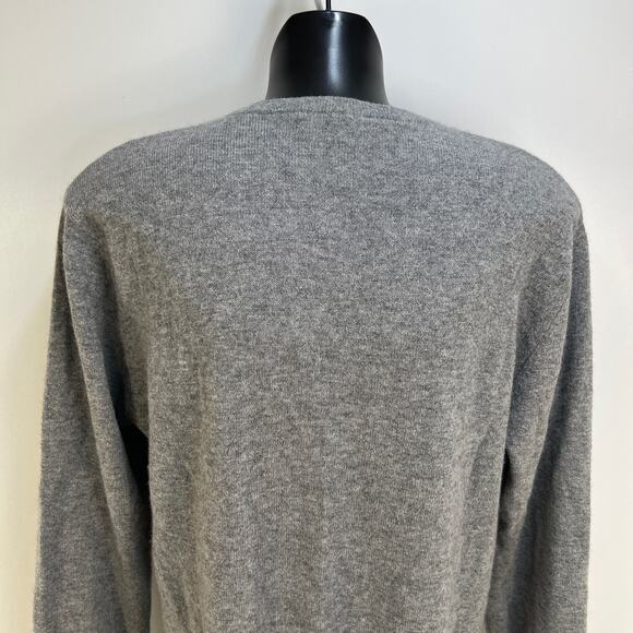 Autumn Cashmere Gray Crewneck Sweater Pullover Long Sleeves - Picture 4 of 5
